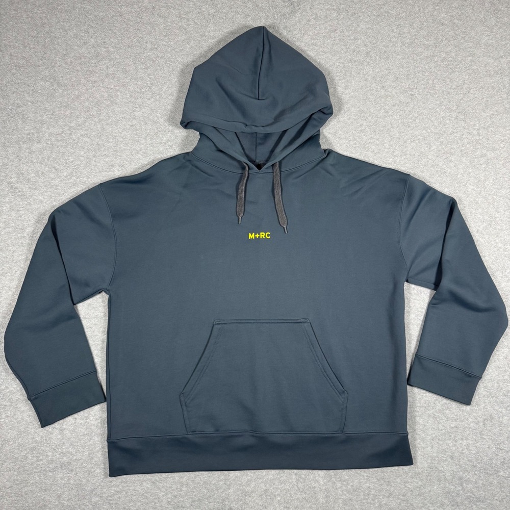 M+RC NOIR Hoodie Mens Size M Gray Streetwear Graphic Pullover